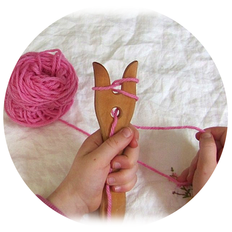 How to use a Knitting Fork 