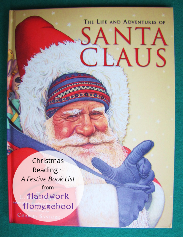 Santa book Christmas Reading Handwork Homeschool